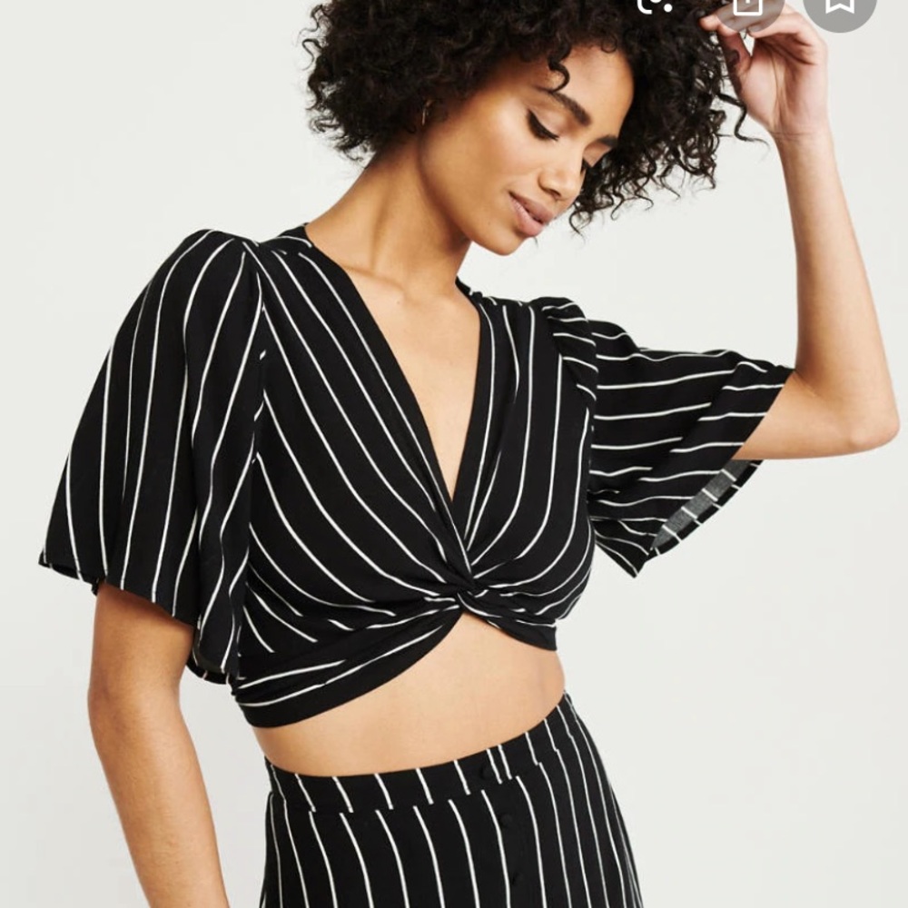 A&F Striped Skirt Set XXS
